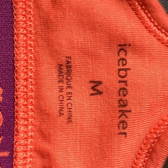 Icebreaker Merino Sprite Racerback Sports Bra Sz Medium - Picture 2 of 5